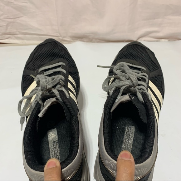 Adidas Mens Marathon 10 AdiPRENE Sneakers Size US 8 Black/white - Picture 13 of 14